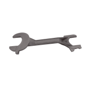Multipurpose wrench of grey-cast iron
